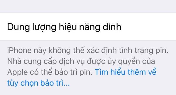 iPhone không xác định được tình trạng pin, tại sao vậy nhỉ?