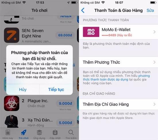 App Store bị lỗi phương thức thanh toán: Những việc bạn cần làm