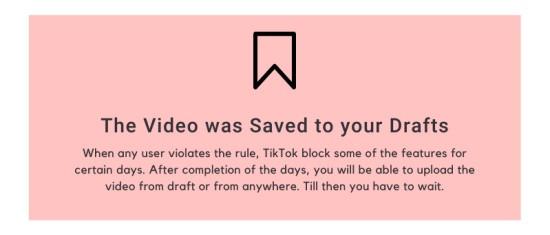 Đăng video lên Tiktok bị lưu vào bản nháp, phải làm sao?