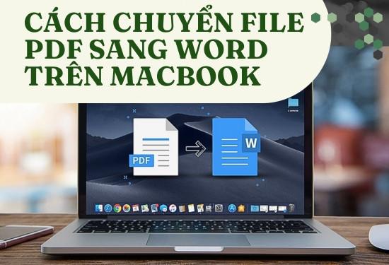 Hướng dẫn bạn cách chuyển file PDF sang Word trên MacBook