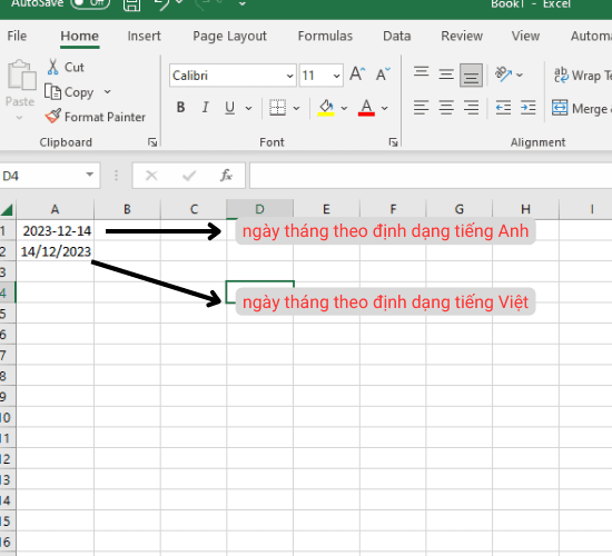 Sửa lỗi ngày tháng trong Excel bị chuyển thành tiếng Anh siêu dễ