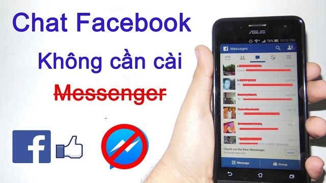 Chat trực tiếp trên Facebook không cần cài Messenger
