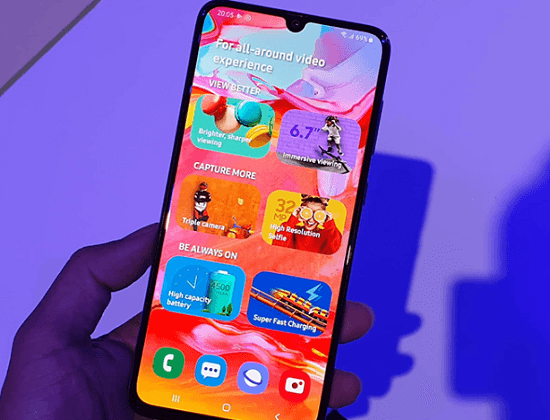 Nên làm gì khi Samsung A70 không lên màn hình