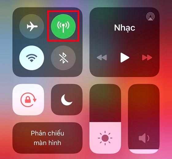 Tại sao bật dữ liệu nhưng không vào được mạng?