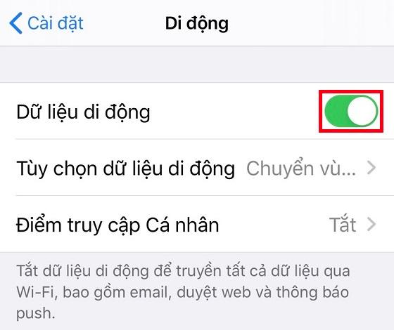 Hướng dẫn fix lỗi điện thoại iPhone không bật được 3G