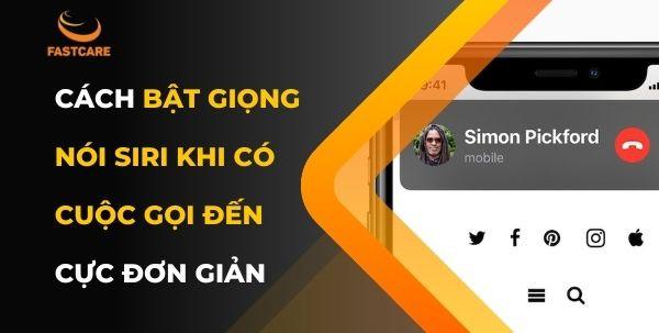 Cách bật giọng nói Siri khi có cuộc gọi đến trên iPhone