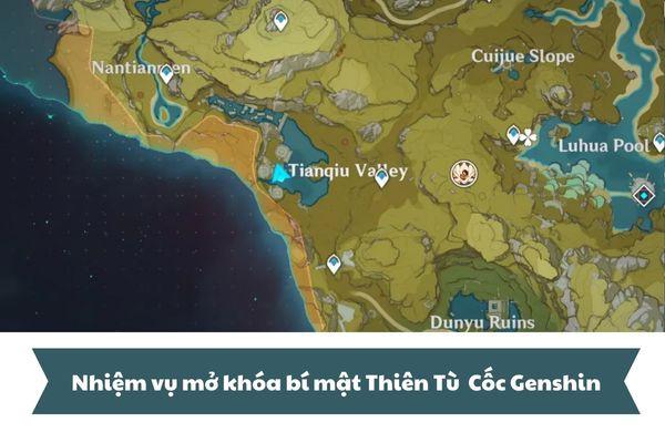 Cách thực hiện nhiệm vụ mở khóa bí mật Thiên Tù Cốc Genshin