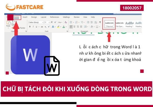 Cách khắc phục chữ bị tách đôi khi xuống dòng trong Word