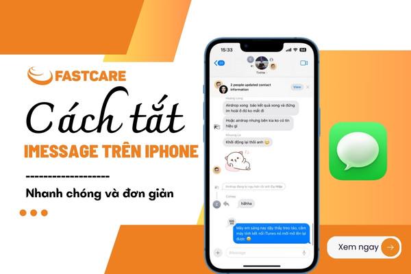 Cách tắt iMessage trên iPhone nhanh chóng và đơn giản