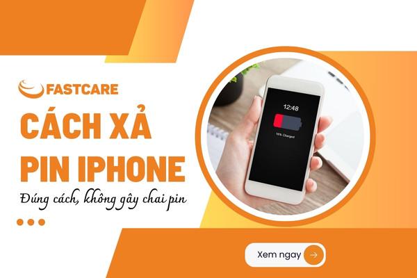 Cách xả pin iPhone đúng cách, không gây chai pin