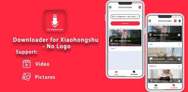 Tải video trên Xiaohongshu không logo