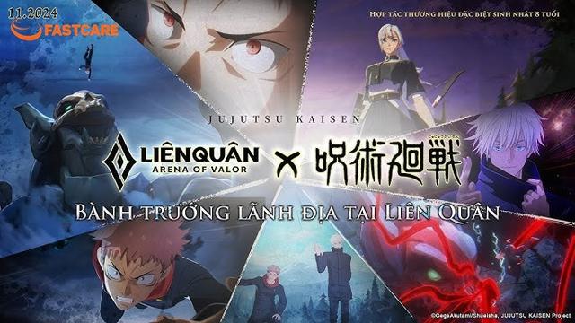 Sự kiện Liên Quân Mobile x Jujutsu Kaisen lần 2 sẽ chính thức ra mắt vào 20.03