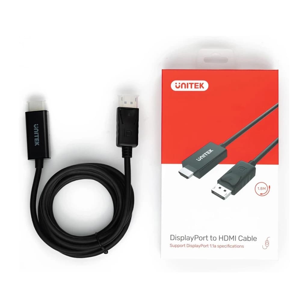 Bộ chuyển đổi Cable DisplayPort to HDMI 1.8m