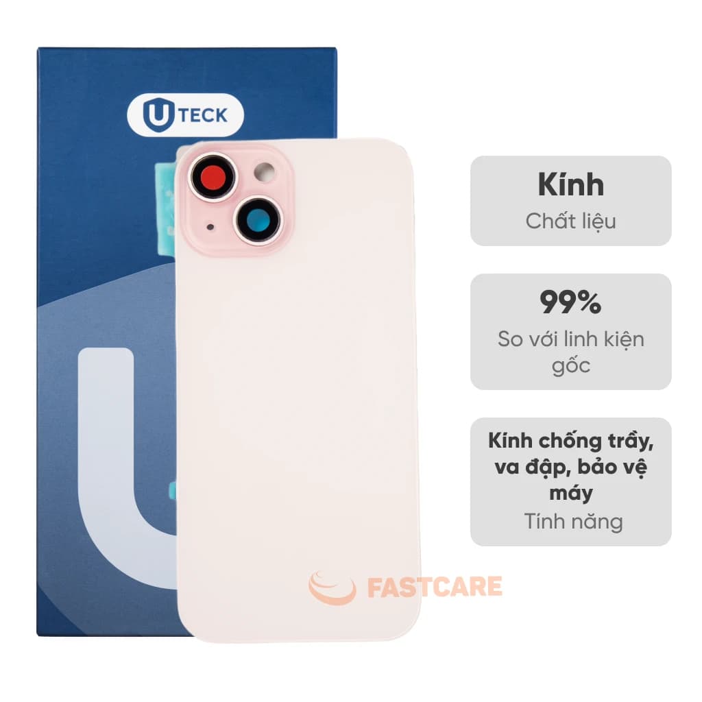 Thay kính lưng iPhone 15 loại UTECK