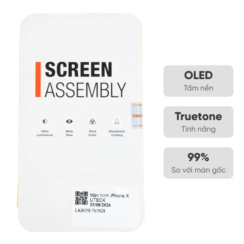 Thay màn hình iPhone X loại UTECK