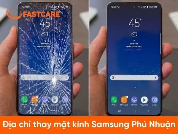 Địa chỉ thay mặt kính Samsung quận Phú Nhuận uy tín - bảo hành dài lâu