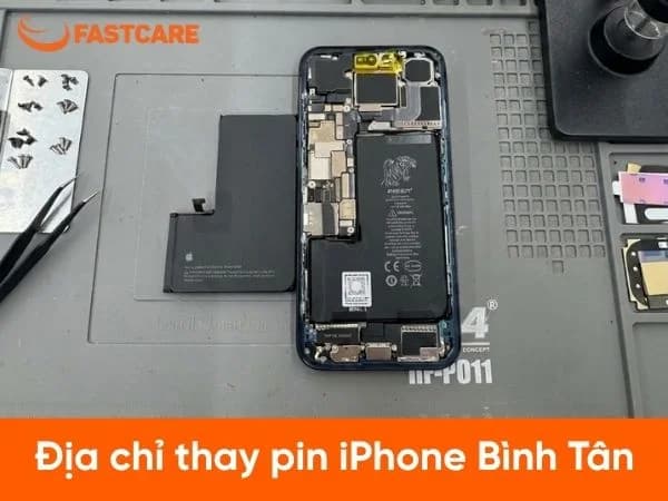 Địa chỉ thay pin iPhone Bình Tân chính hãng, uy tín 10/2026