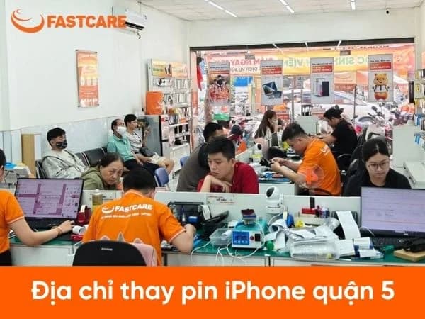 Nên thay pin iPhone Quận 5 ở đâu chất lượng và uy tín?