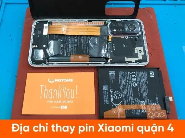 Địa chỉ thay pin Xiaomi Quận 4 uy tín, bảo hành dài lâu