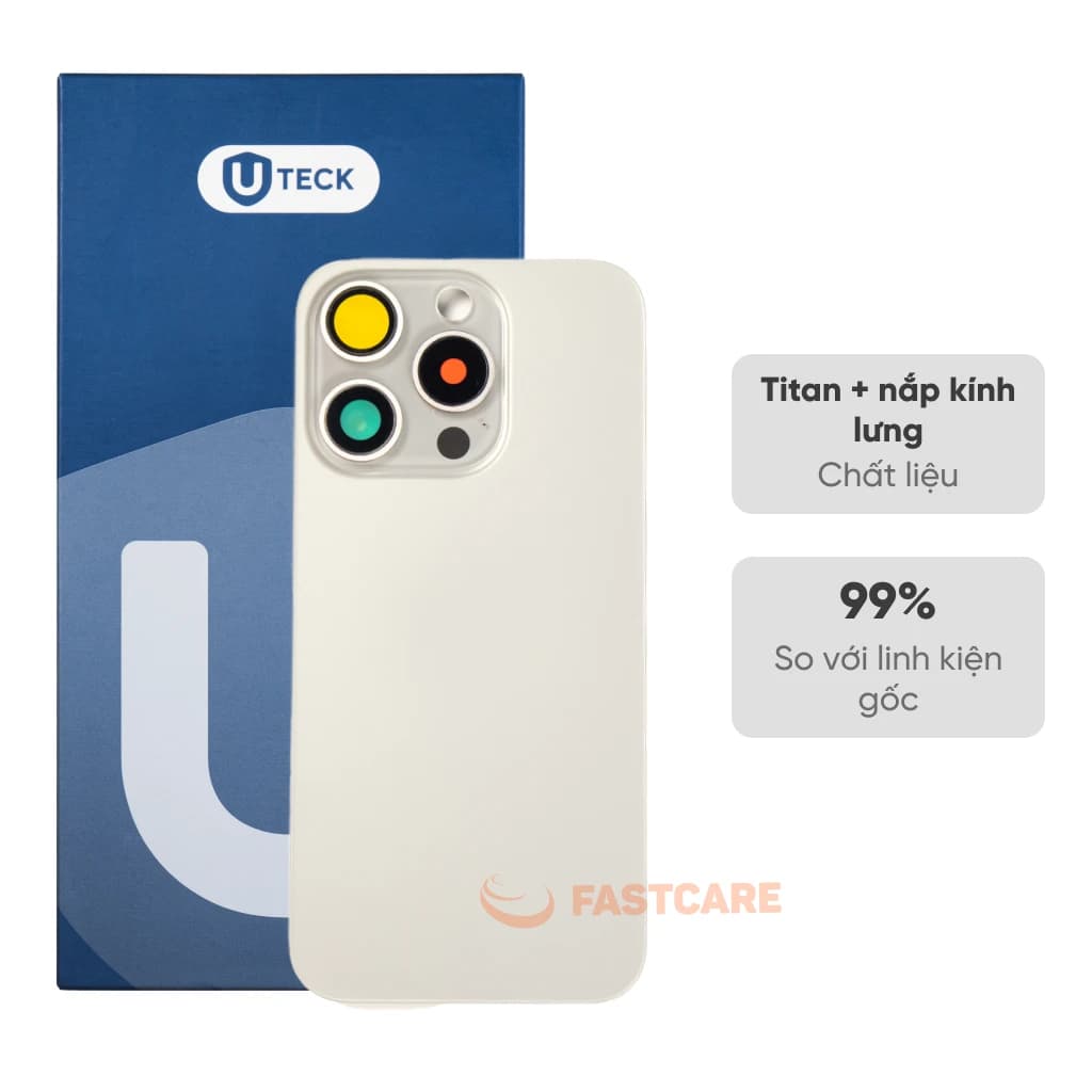 Thay vỏ iPhone 15 Pro loại UTECK