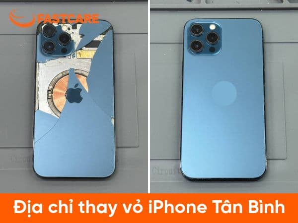 Nơi thay vỏ iPhone Quận Tân Bình giá rẻ, bảo hành lâu dài
