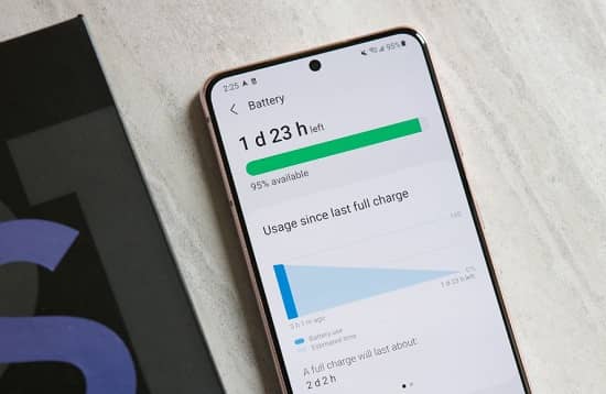 Thời gian sử dụng Samsung S21 bị rút ngắn Thời gian sử dụng Samsung S21 bị rút ngắn