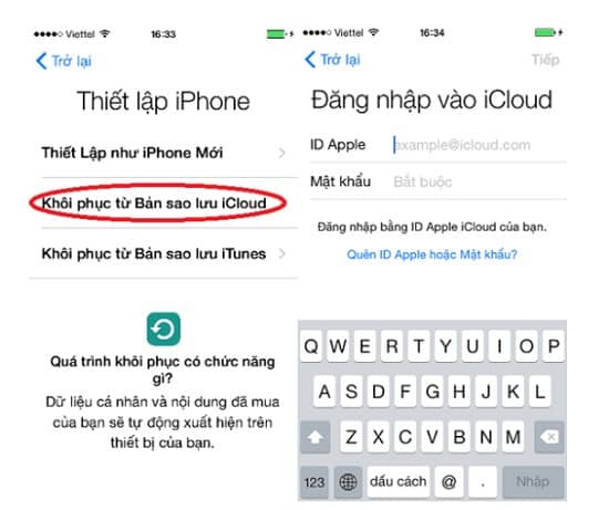 Đồng bộ ảnh từ iCloud về iPhone Đồng bộ ảnh từ iCloud về iPhone