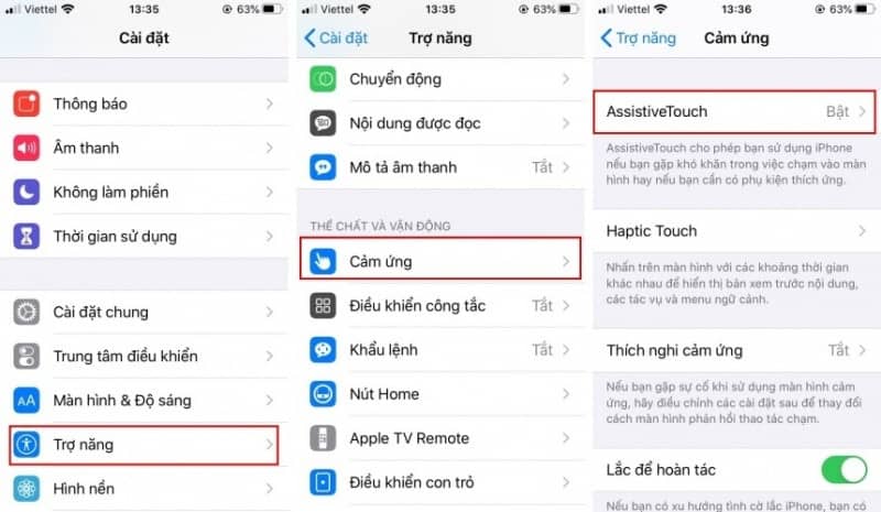 Cách screenshot iPhone 14 Pro Max bằng AssistiveTouch Cách screenshot iPhone 14 Pro Max bằng AssistiveTouch