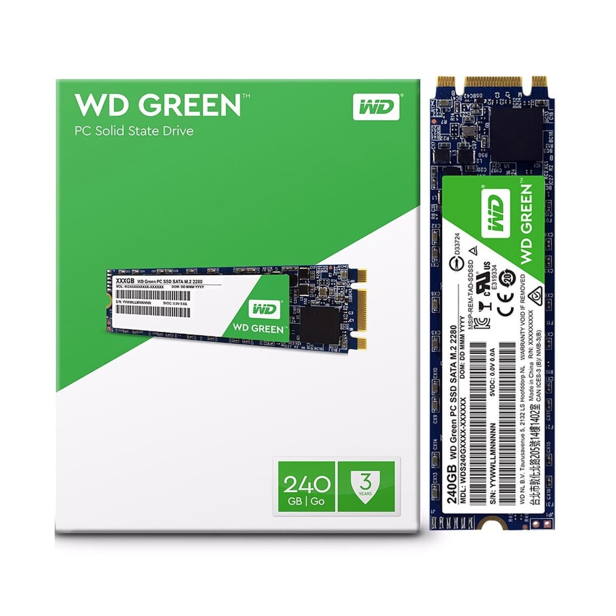 Thay ổ cứng SSD 240Gb WD Green M.2 2280 SATA 3 - WDS240G2G0B