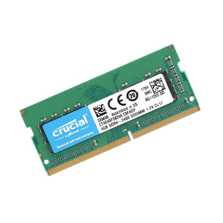Thay Ram Laptop Crucial DDR4 4GB 2400MHz 1.2v CT4G4SFS824A