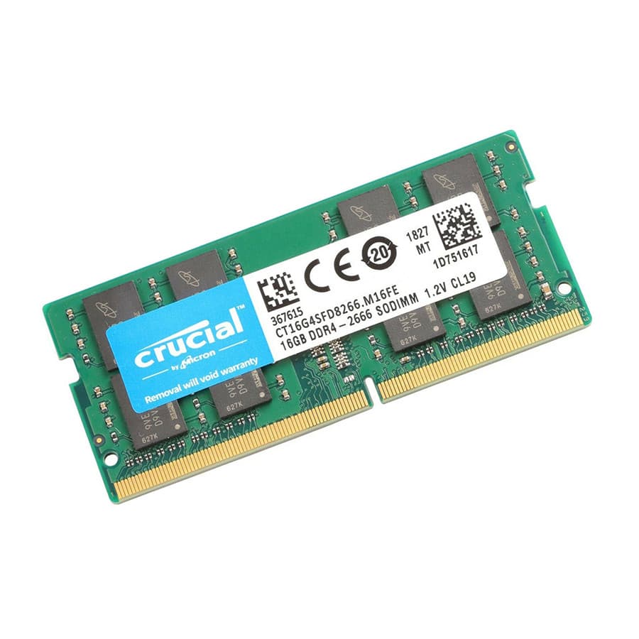 Thay Ram Laptop DDR4 Crucial 16GB Bus 2666 SODIMM CT16G4SFD8266