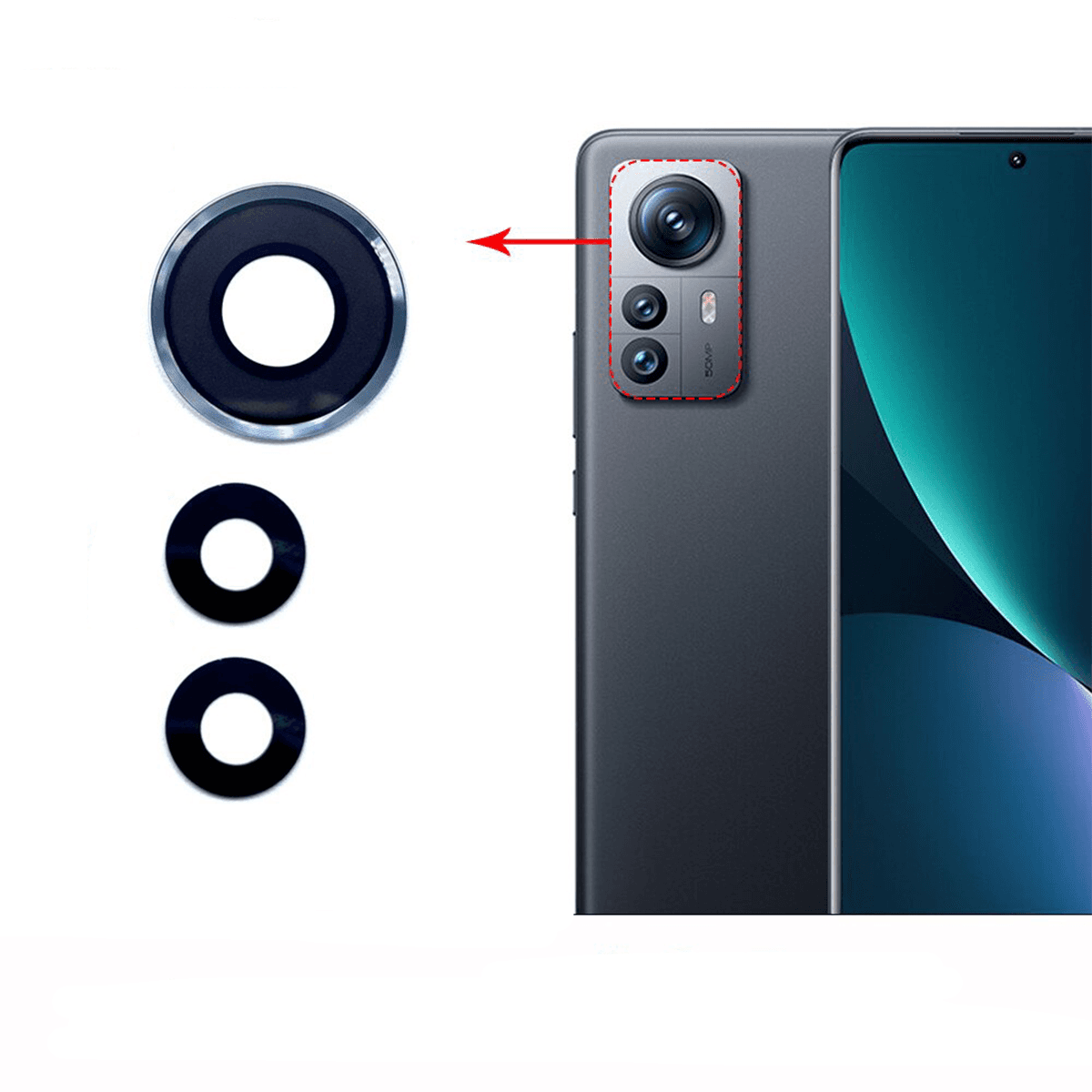Thay kính camera Xiaomi 12 Pro