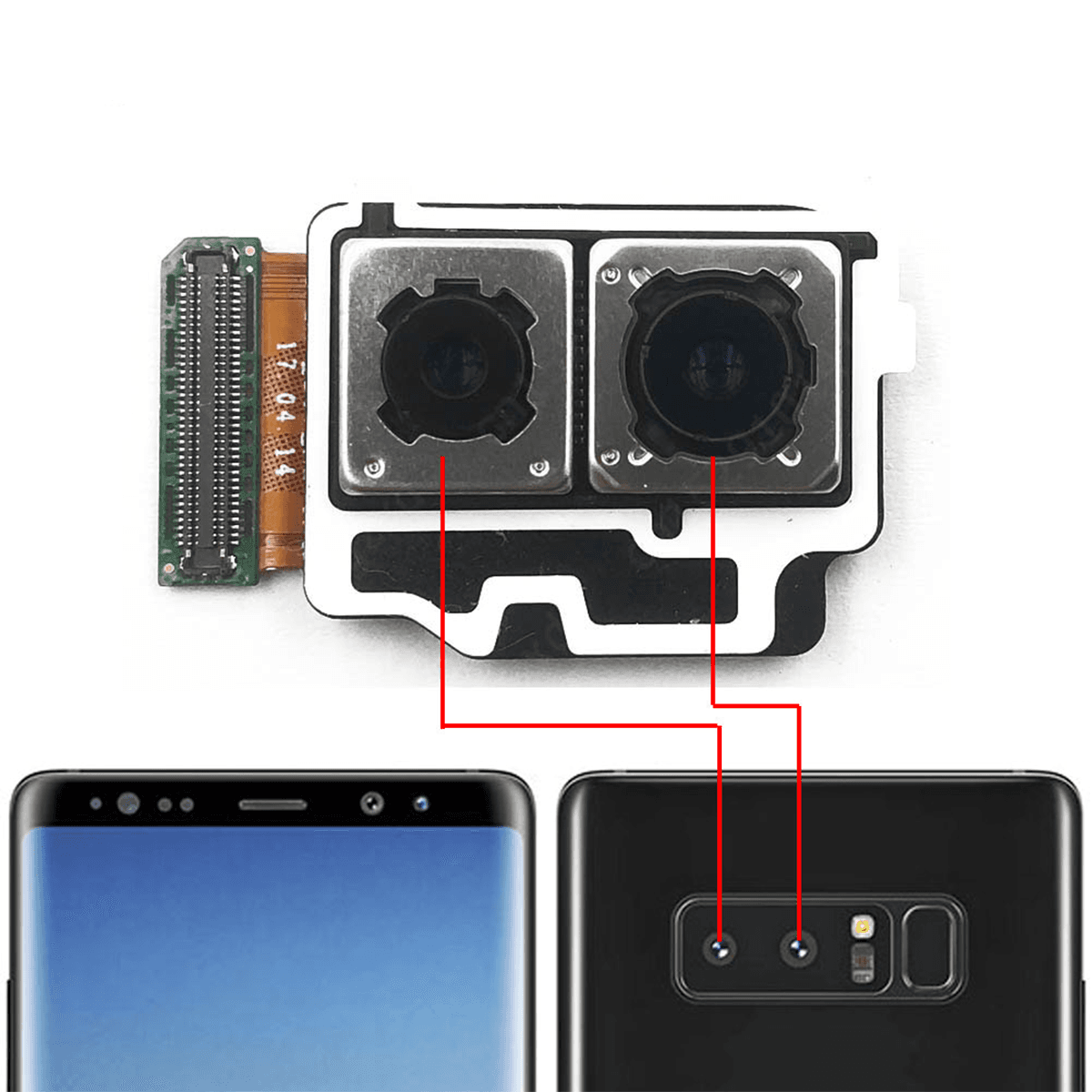 Thay camera sau Samsung Note 8