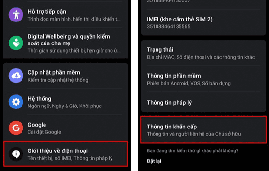 Cách cài đặt số điện thoại khẩn cấp trên Samsung bước 2 Cách cài đặt số điện thoại khẩn cấp trên Samsung bước 2