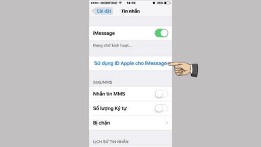 Cách nhắn iMessage trên iPhone bước 1 Cách nhắn iMessage trên iPhone bước 1