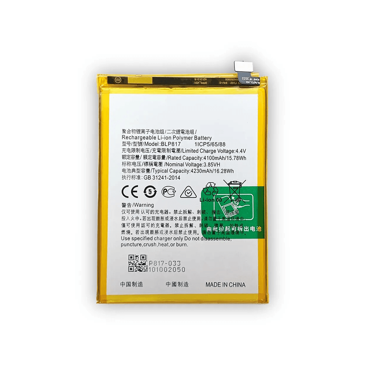 Thay pin Oppo A15s