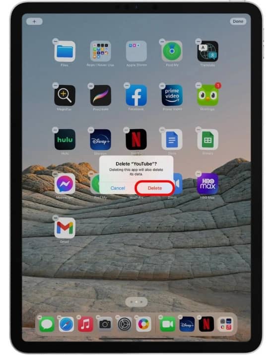 Cách để iPad cũ chạy nhanh hơn thông qua xóa ứng dụng không còn sử dụng bước 3 Cách để iPad cũ chạy nhanh hơn thông qua xóa ứng dụng không còn sử dụng bước 3