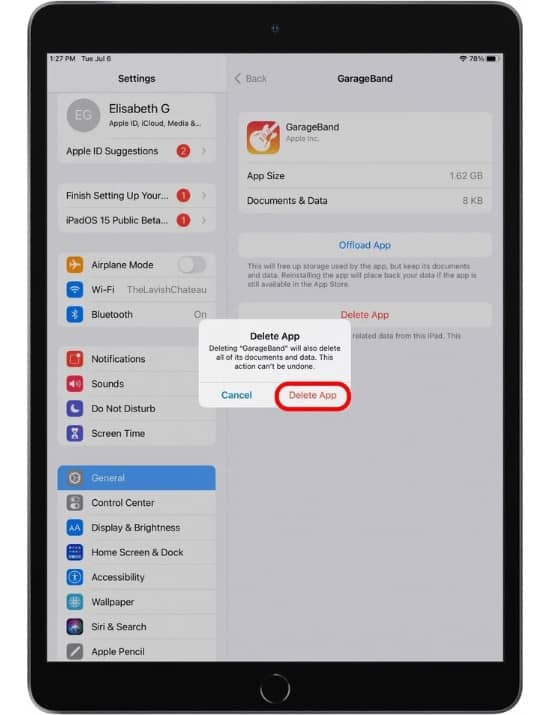 Cách để iPad cũ chạy nhanh hơn thông qua xóa ứng dụng không còn sử dụng bước 9 Cách để iPad cũ chạy nhanh hơn thông qua xóa ứng dụng không còn sử dụng bước 9