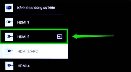 Cách kết nối laptop với tivi Samsung qua cổng HDMI B2 Cách kết nối laptop với tivi Samsung qua cổng HDMI B2