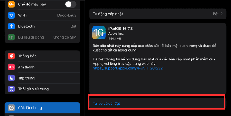 Cập nhật iOS lên phiên bản mới nhất B2 Cập nhật iOS lên phiên bản mới nhất B2