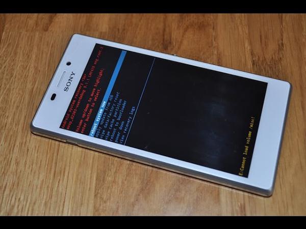 Cách đưa điện thoại Sony về chế độ recovery mode