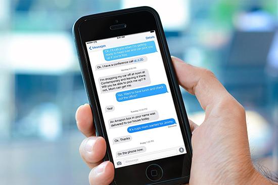 Cách gửi số điện thoại qua tin nhắn trên iPhone