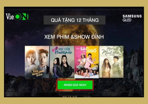 Kích hoạt Vieon bước 4 Kích hoạt Vieon bước 4