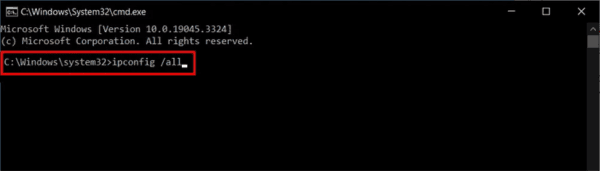 Xem địa chỉ IP trên Windows bằng lệnh Command Prompt bước 2-1 Xem địa chỉ IP trên Windows bằng lệnh Command Prompt bước 2-1