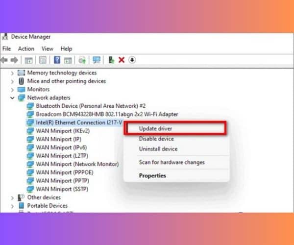 Cập nhật driver trên Windows 11 thông qua Device Manager bước 3 Cập nhật driver trên Windows 11 thông qua Device Manager bước 3