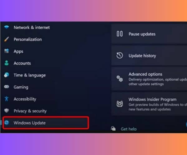 Cập nhật driver Windows 11 thông qua Windows Update bước 2 Cập nhật driver Windows 11 thông qua Windows Update bước 2