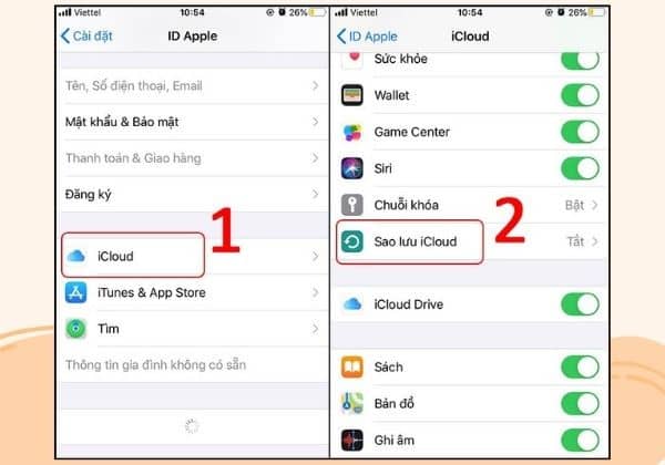 Sử dụng sao lưu iCloud hoặc iTunes để khôi phục Sử dụng sao lưu iCloud hoặc iTunes để khôi phục