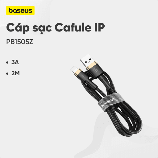 Cáp sạc Baseus Cafule IP-2M PB1505Z