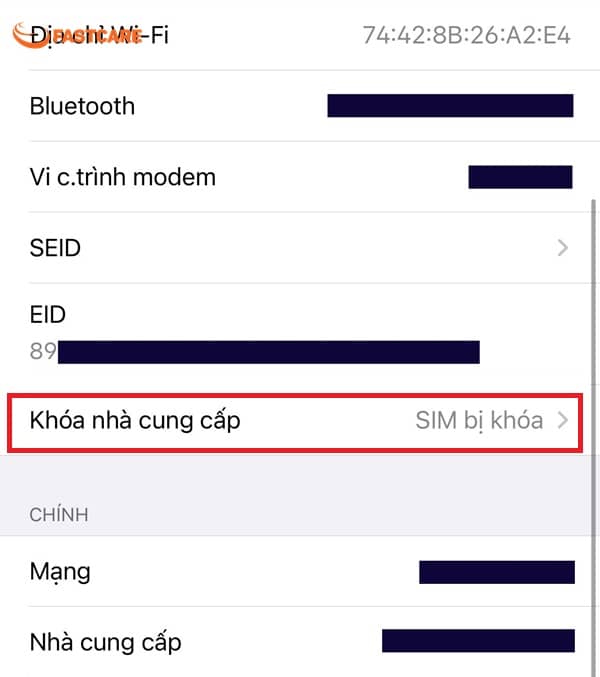 Kiểm tra iPhone lock trong Cài Đặt Kiểm tra iPhone lock trong Cài Đặt