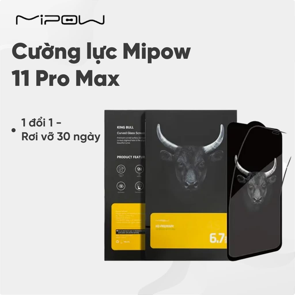 Cường lực Mipow 11 Pro Max